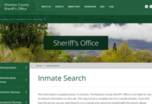 Washoe County inmate search